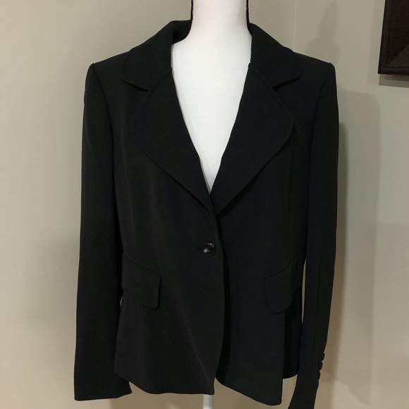 **ELLEN TRACY* Plus Charcoal Blazer Suit Jacket NWT Size 14 - Picture 3 of 7